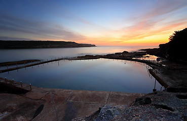 Image showing Malabar Pool at Dawn