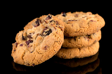 Image showing Dried fruits chip cookies 