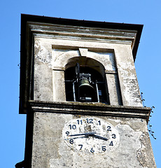 Image showing solbiate arno old abstract in  italy   the   wall  and church  