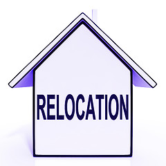 Image showing Relocation House Means New Residency Or Address