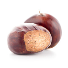 Image showing Chestnuts with shell 