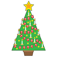 Image showing Danish Christmas Tree
