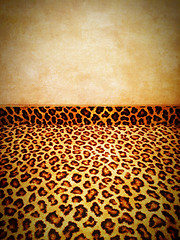 Image showing Retro leopard background