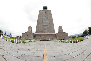 Image showing   mitad del mundo equator ecuador