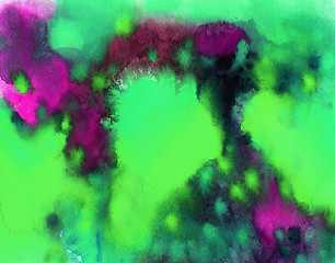 Image showing Abstract watercolor background