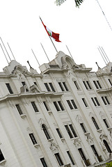 Image showing old classic hotel grand hotel bolivar lima peru