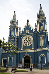 Image showing iglesia recolecta on plaza franch lima peru