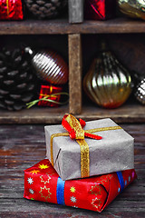 Image showing Gift box for Christmas