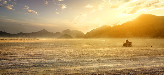 Image showing Field in desert