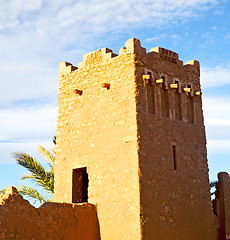 Image showing africa in morocco the old contruction and the historical village