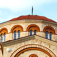 Image showing in athens cyclades greece old  architecture and greek  village t