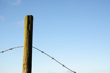 Image showing Fence post