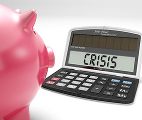 Image showing Crisis Calculator Shows Trouble In Financial Market