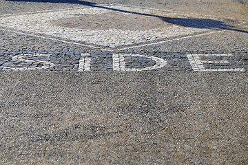 Image showing The beautiful inscription 