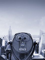 Image showing View of Manhattan skyline