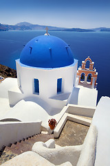 Image showing Village of Oia in Santorini, Greece