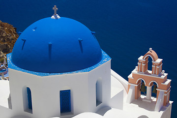 Image showing Village of Oia in Santorini, Greece