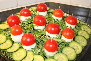 Image showing Decorative salad