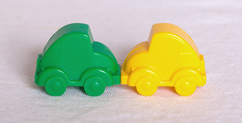 Image showing Toy cars isolated