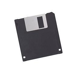 Image showing Floppy Disk - Tachnology from the past, isolated on white