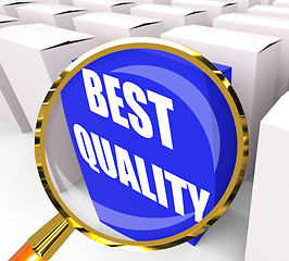Image showing Best Quality Packet Represents Premium Excellence and Superiorit