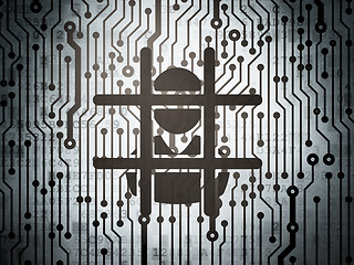 Image showing Law concept: circuit board with Criminal