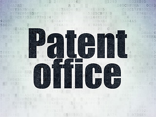 Image showing Law concept: Patent Office on Digital Paper background