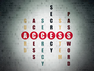 Image showing Protection concept: Access in Crossword Puzzle