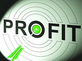 Image showing Profit Shows Business Success In Trading