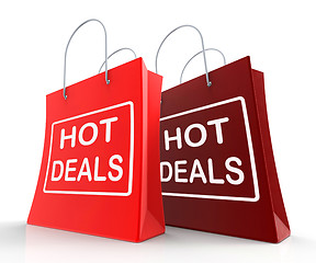 Image showing Hot Deals Bags Show Shopping  Discounts and Bargains