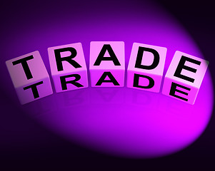 Image showing Trade Dice Show Trading Forex Commerce and Industry