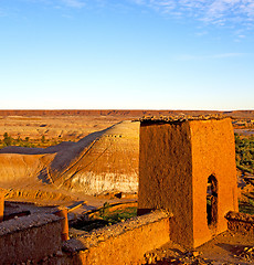 Image showing season  africa in morocco the old contruction and the historical