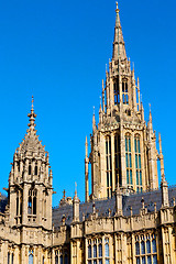 Image showing in london old historical     window    structure and sky