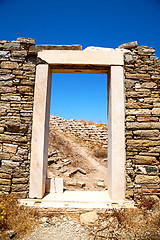 Image showing archeology  in  historycal acropolis   old ruin site