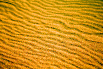 Image showing africa  brown sand dune     desert line