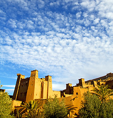 Image showing africa in morocco the old contruction and the historical village