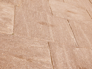 Image showing Retro looking Stone floor background