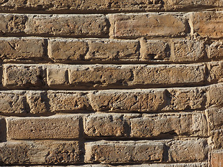 Image showing Red brick wall background