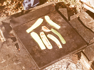 Image showing Retro looking Barbecue