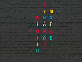 Image showing Banking concept: Bank in Crossword Puzzle