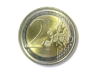 Image showing German two Euro coin Hamburg