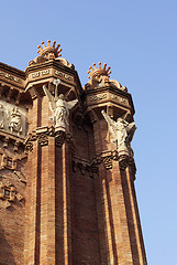 Image showing Details of the Arc de Triomf