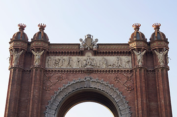 Image showing Arc de Triomf