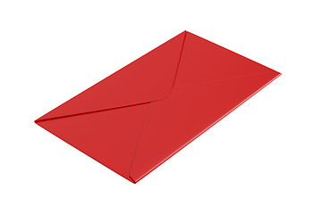 Image showing Red envelope on white
