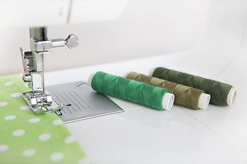 Image showing thread and sewing machine