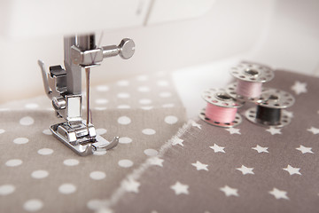 Image showing Sew with sewing machine