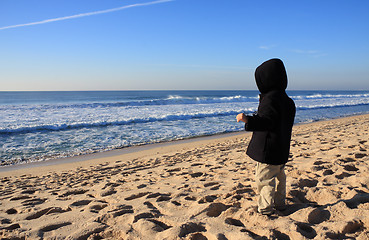 Image showing On the beach