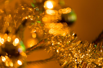 Image showing Abstract blurry christmas background