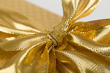 Image showing detail of golden ribbon 