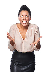 Image showing Frustrated business woman